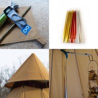 Zubehör und Ersatzteile rund um Zelte und nordische Tipis