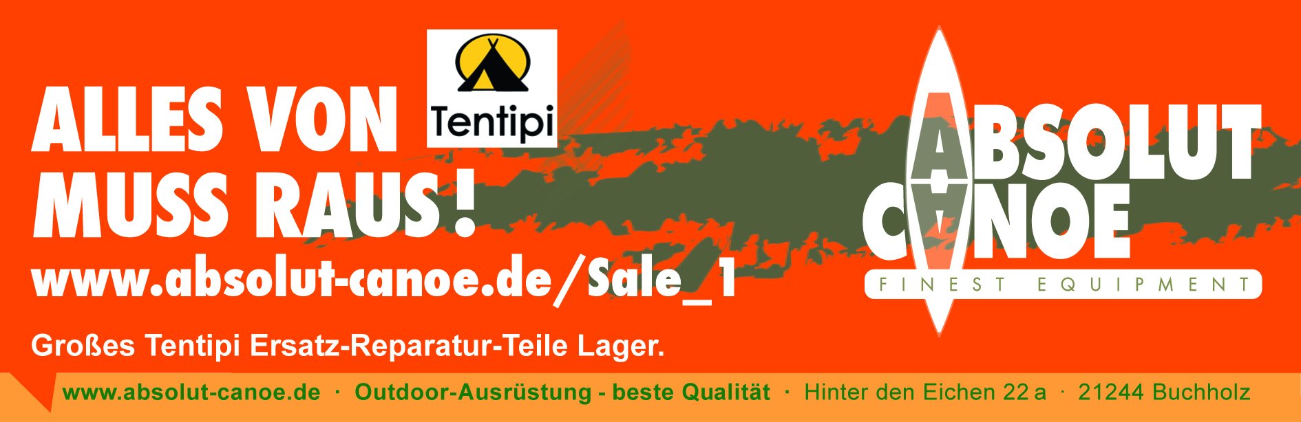 Tentipi SALE bei Absolut Canoe