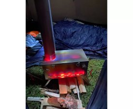 Fastfold PLUS Titanium Nested Pipe M-sized Camping Stove