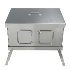 Winnerwell®  Flache Räucherbox flat smoker Faltbarer Mehrzweck Ofen