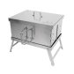 Winnerwell®  Flache Räucherbox flat smoker Faltbarer Mehrzweck Ofen