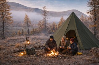 WildNester ALP 7 com Das grüne NordischeTipi