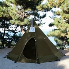 WildNester ALP 7 com Das grüne NordischeTipi