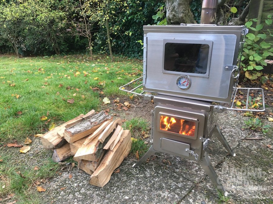 Four à poser sur poêle à bois Fastfold-oven-faltbarer-camping-backofen