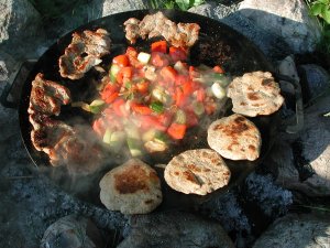 Original Pfanne - Grillschale 48 cm  inkl. Tasche