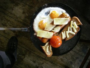 Klappmuurikka mit Tasche