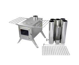 Winnerwell® Nomad 1G L – Campingofen zum Heizen und Kochen