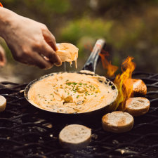 Jägerpfanne mit festen Griff offen  S 1