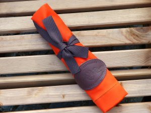 Utensil Roll Rolltasche orange # 705 O