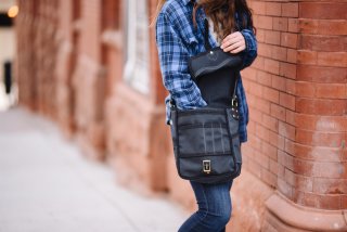 Field Satchel  L schwarz # 875 N