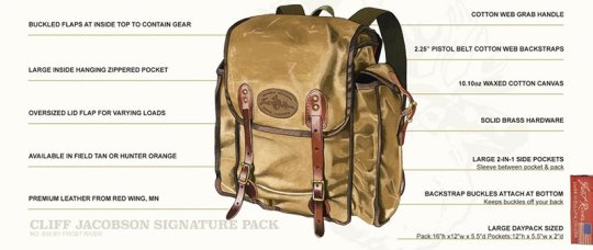 Cliff Jacobson Signature pack