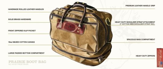 Prairie Boot Bag # 616