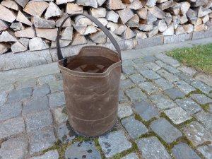 Canvas bucket full gallonish # 965