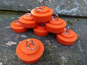 Ersatzkorken Stopper aus Silikon, orange